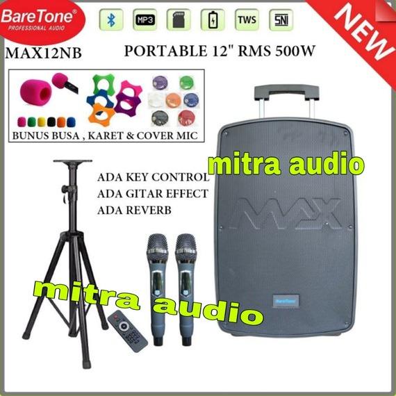 Speaker portabel Baretone MAX12NB Original 500WATT