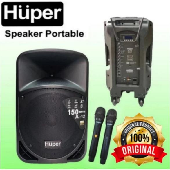 Speaker portabel original Huper JL-12 speaker 12 inch