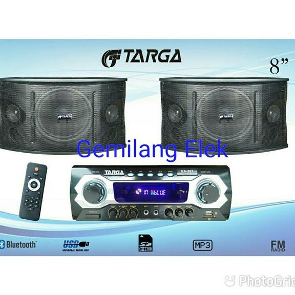 PAKET KARAOKE TARGA KA 307 8 inch