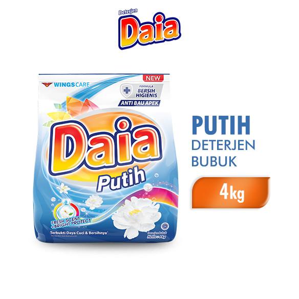 Daia Deterjen Bubuk Putih 4 kg laundry