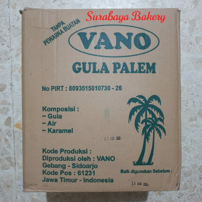 

Gula Palem / Palm Sugar Vano (1ctn: 12,5kg)