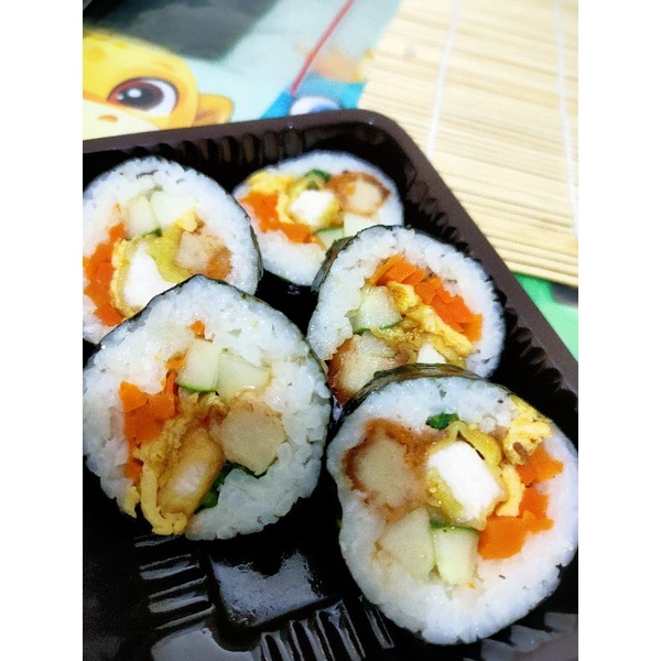 

Gimbap Ayam Barbeque Nugget Telor