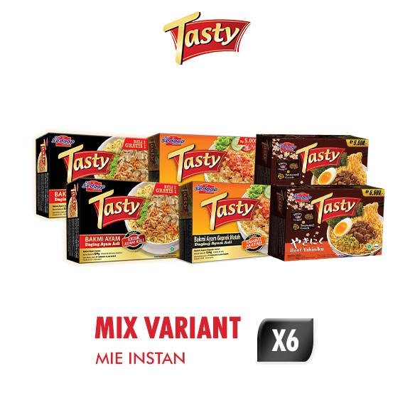 

Sedaap Tasty Mie Instan Mix Variant Isi 6 Pcs - Best Seller