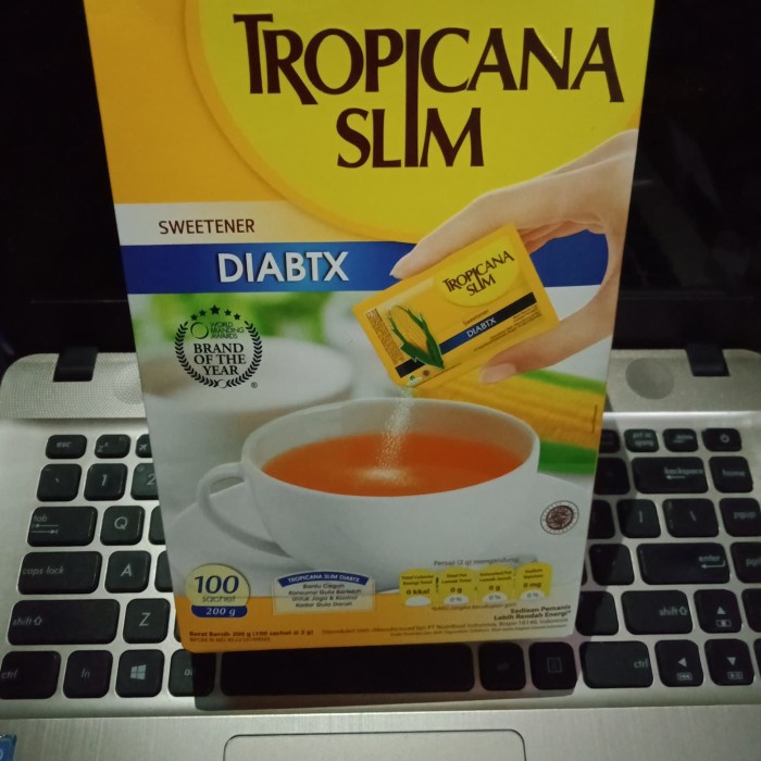 

gula tropicana slim diabtx isi 100 sachet