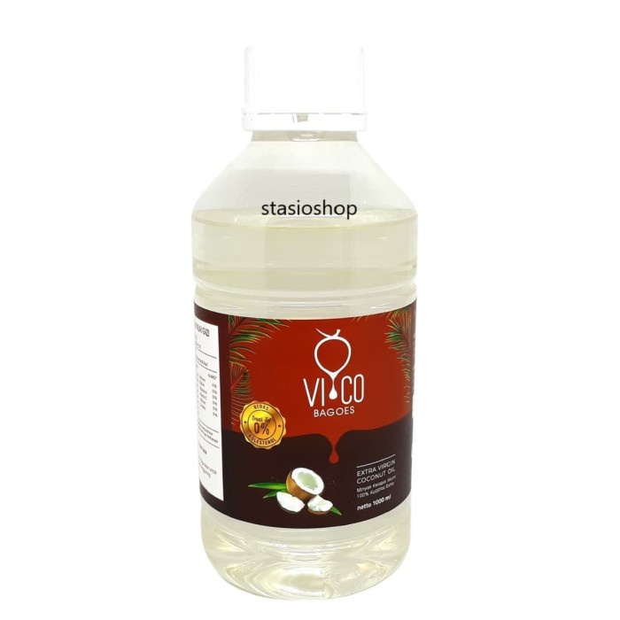 

Vico Bagoes Virgin Coconut Oil, Minyak Kelapa (VCO) 1 Liter