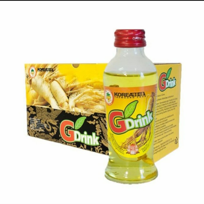 

TaeWoong G-Drink Ginseng Drink Minuman Ginseng Asli Korea 120 ml