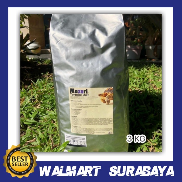Promo April Mazuri Tortoise Diet Jumbo 3kg