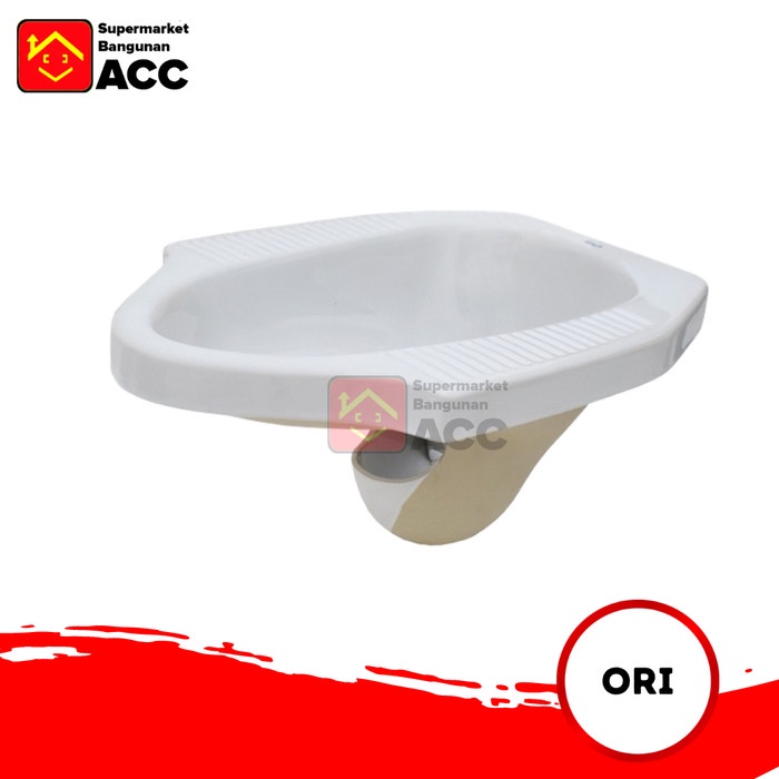 Closet Jongkok INA C2 Putih Kloset Jongkok Squatting Toilet