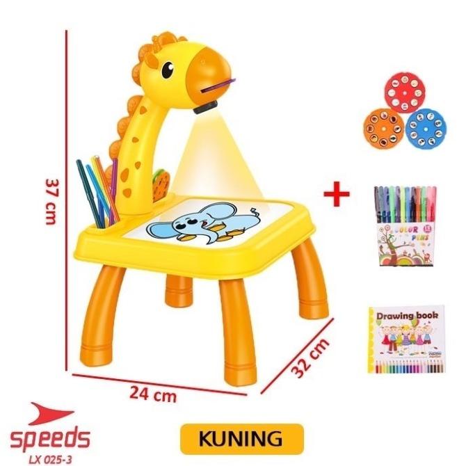 Meja Gambar Anak Proyektor / Meja Belajar Proyektor Anak 025-3