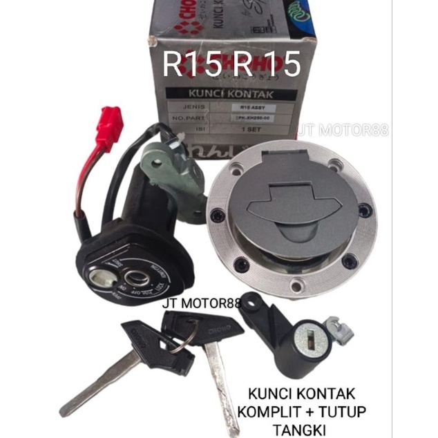 KUNCI KONTAK R15 R 15 PLUS TUTUP TANGKI BENSIN