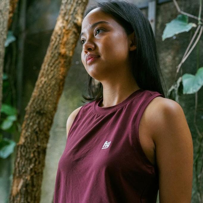 Fieldway Women's Tanktop in Maroon