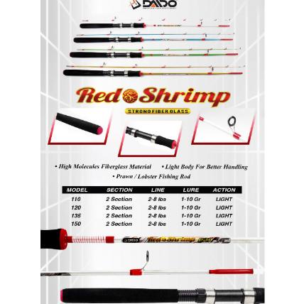 PROMO JORAN PANCING DAIDO RED SHRIMP FIBER SOLID - JORAN UDANG SRB593