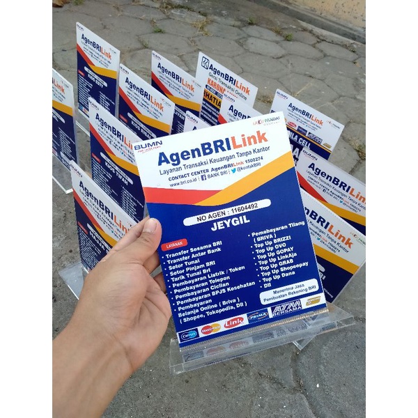 

AKRILIK 15X20 BANK BRI BRILINK