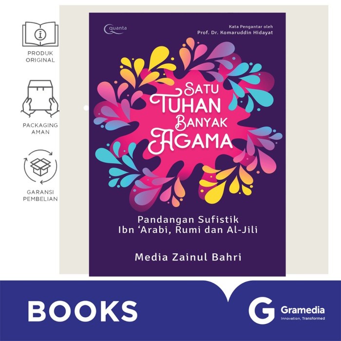 HOT SALE SATU TUHAN BANYAK AGAMA PANDANGAN SUFISTIK IBN ARABI RUMI DAN AL-JILI TERBARU
