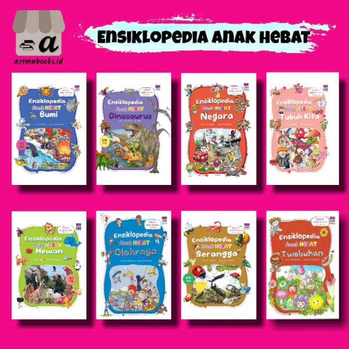 DISKON SPESIAL BUKU ENSIKLOPEDIA ANAK HEBAT BUMI DINOSAURUS NEGARA TUBUH KITA HEWAN TERLARIS