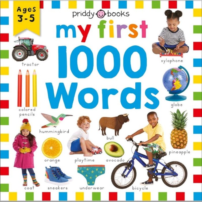 FLASH SALE PRIDDY BIG BOOK - MY FIRST 1000 WORDS TERBARU