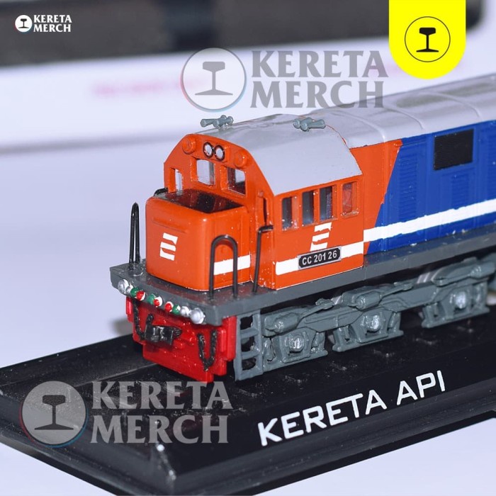 FLASH SALE MINIATUR KERETA API INDONESIA LOKOMOTIF DIECAST DUMMY CC 201 26 TERLARIS