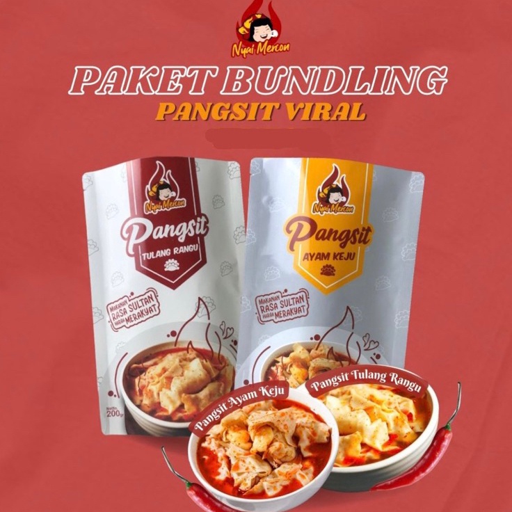 

WGLL7086 XC26619 PAKET PANGSIT NYAI MERCON (TULANG RANGU & AYAM KEJU)