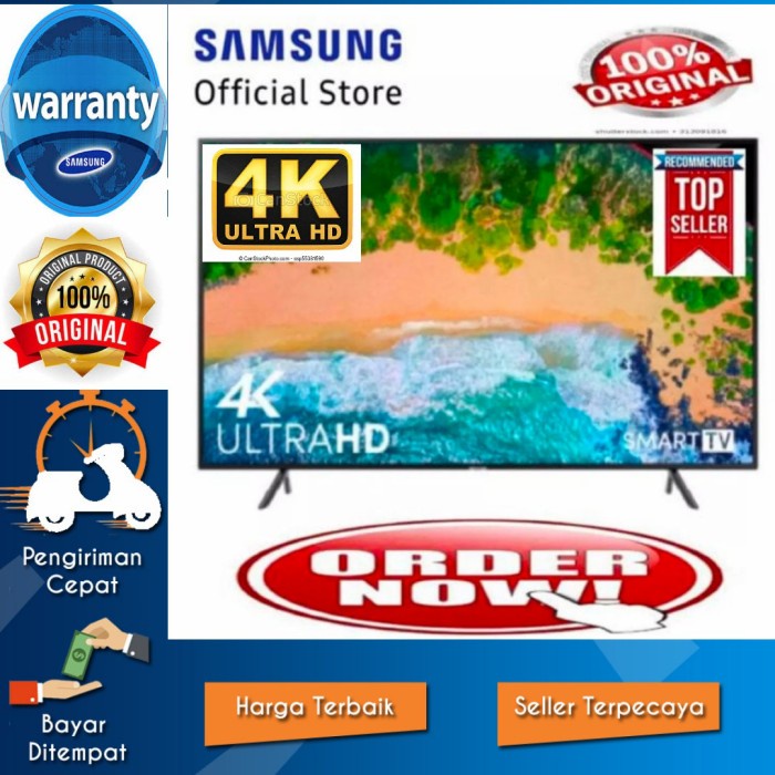 Tv Led Samsung 55 Inch 55Nu7090 Uhd Smart Tv 4K Garansi Resmi