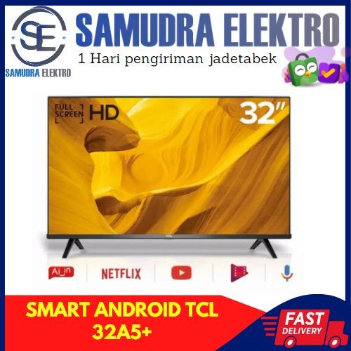 Led Tv Tcl 32A5+ Smart Tv Android Hd Digital 32Inch 32" A5 Plus