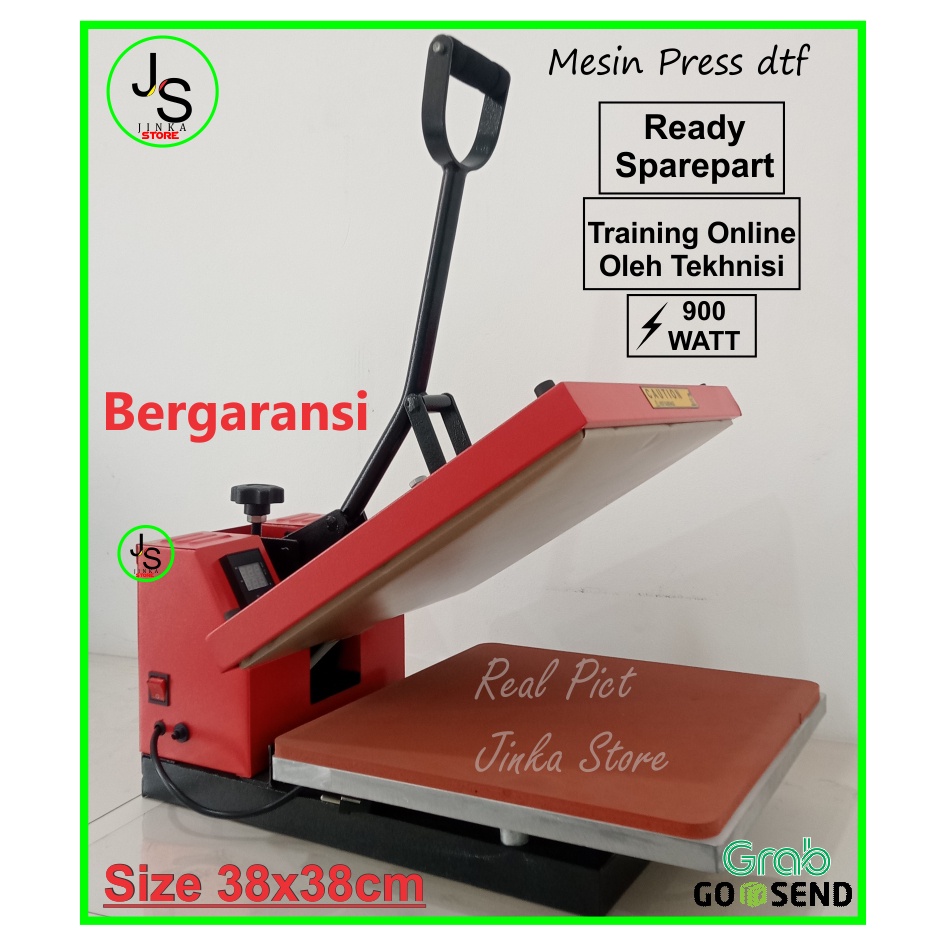Mesin Press Kaos Dtf 38X38Cm Mesin Press Kaos Dtf
