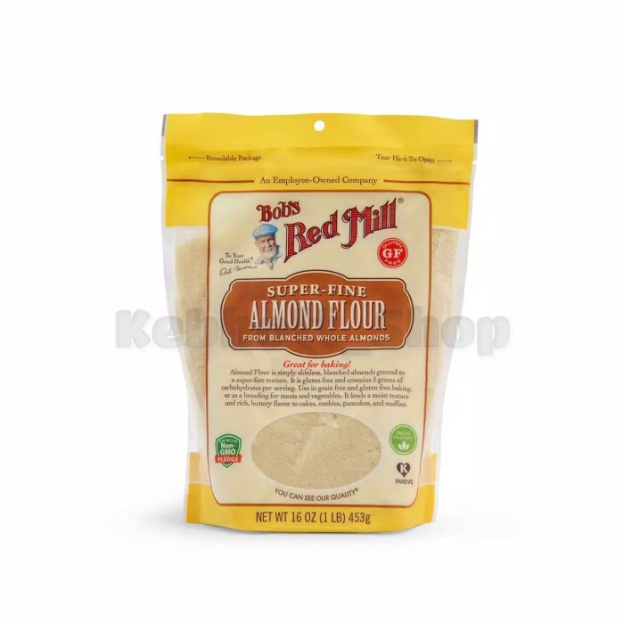 

BOB'S RED MILL SUPER FINE ALMOND FLOUR GLUTEN-FREE 453G BOB RED MILL