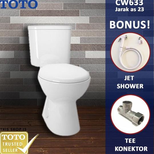 :::::::] KLOSET DUDUK TOTO ORIGINAL / MONOBLOK TOTO / CLOSET DUDUK TOTO ORI