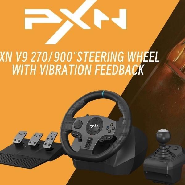 Stir Pxn V9 Steering Wheel Plus Clutch Shifter Sejenis Logitech G29
