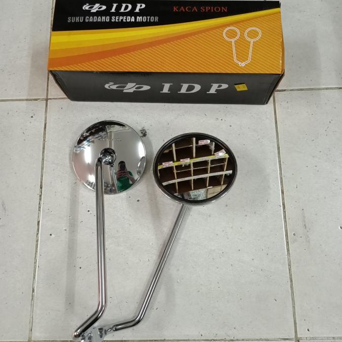 (:(:(:(] Spion Bulat Vespa Super Sprint PX Excel Gagang Panjang Bahan Besi