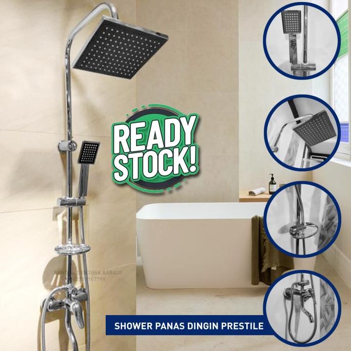 /////] Shower Tiang Minimalis + Kran Mixer Panas Dingin / Shower / Kran Air