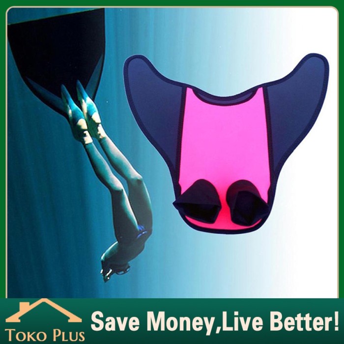 (0_0) Fin Renang Mermaid Tail Monofin Dewasa Anak - Sepatu Diving