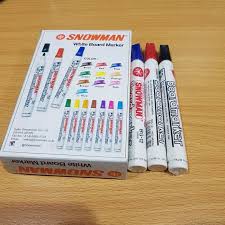 

Spidol Snowman White Board Marker Wb Bg-12 ( Pak )