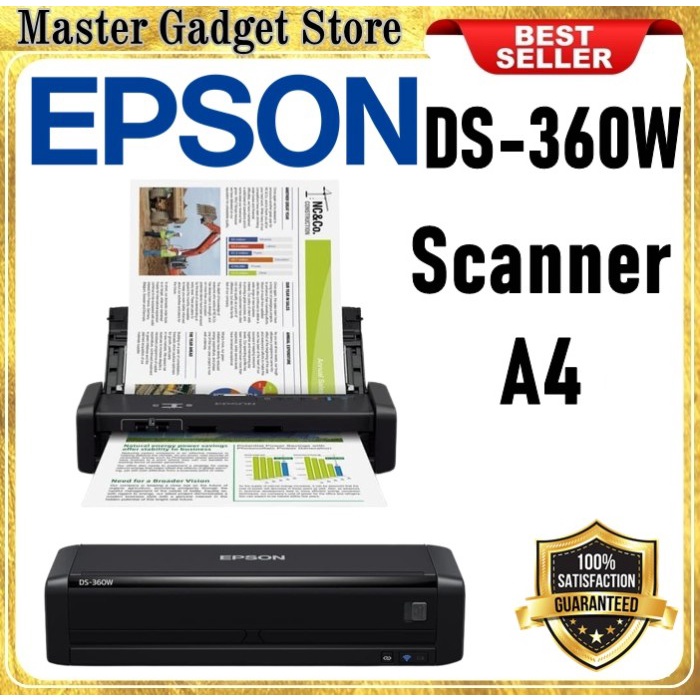 Scanner Epson DS-360W Workforce