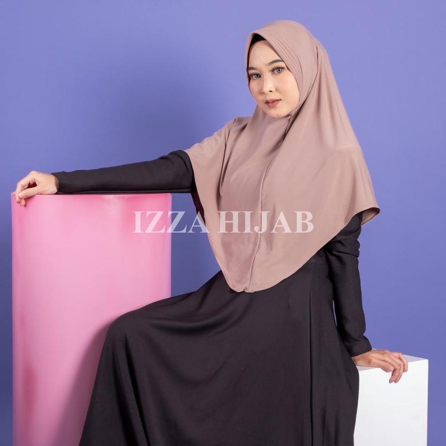 Trending Raisa Instan Pet/Bergo Jersey Pet By Izza Hijab