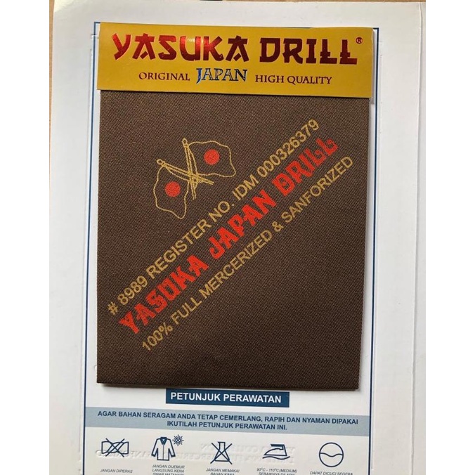 Aksesoris Kain Japan Drill YASUKA Best Quality/Kain Japan Drill Grosir Murah Good 307