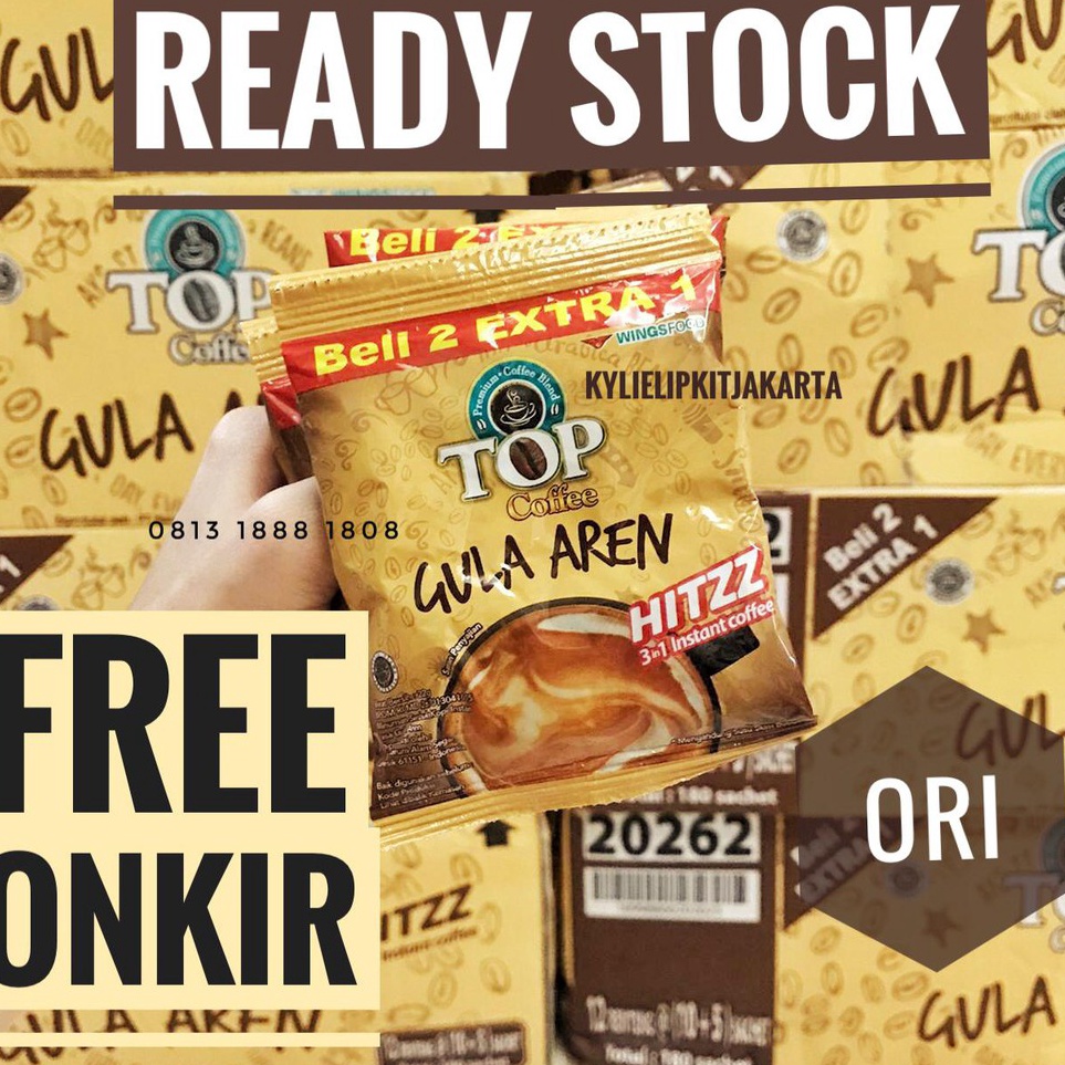 

Harga Promo [1 RENCENG SI 15 SACHET] Top Kopi GULA AREN Coffee Instant 3 in 1 Top Coffee Susu Gula Aren 22 gr Wings Food PROMO MURAH Top Kopi Susu 3in1 Top Coffee Gula Aren 22gr Renteng