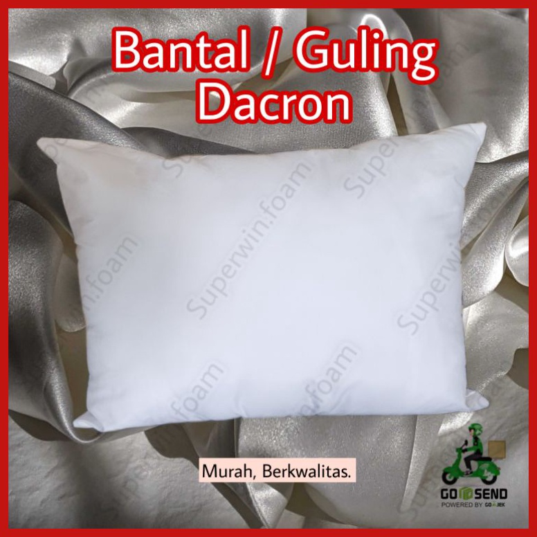 Terbaru.. BANTAL DACRON / GULING DACRON MURAH KWALITAS 100% BAGUS BANTAL SILICON GULING SILICON