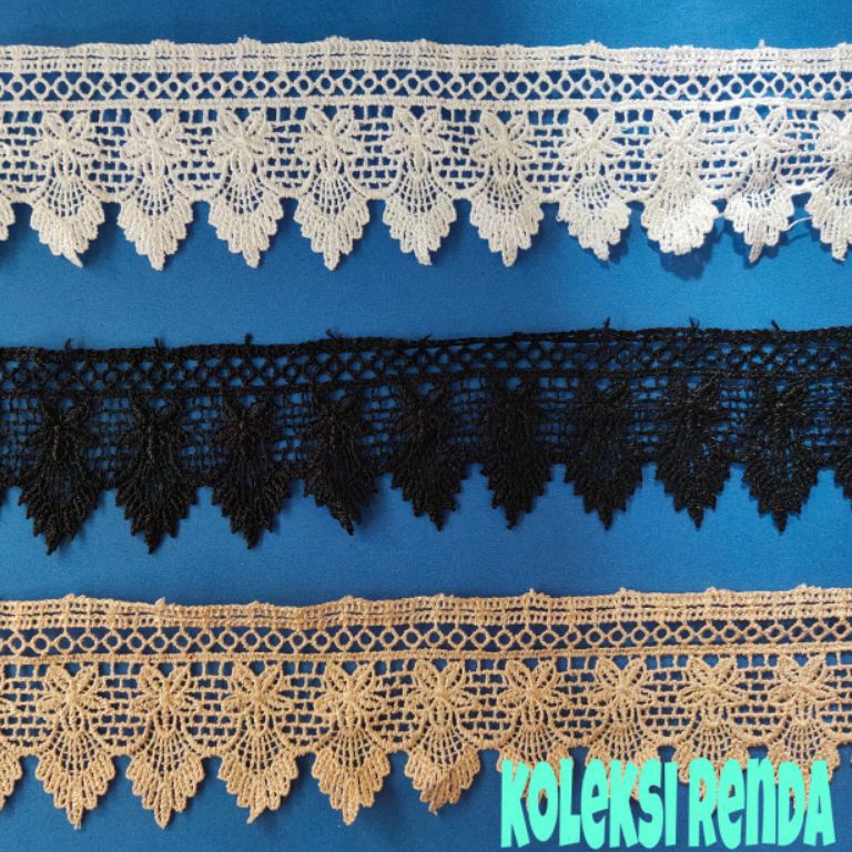 HARGA TERMURAAH RENDA GIPER, RENDA GYPER LEBAR 6CM PER ROLL 15YARD