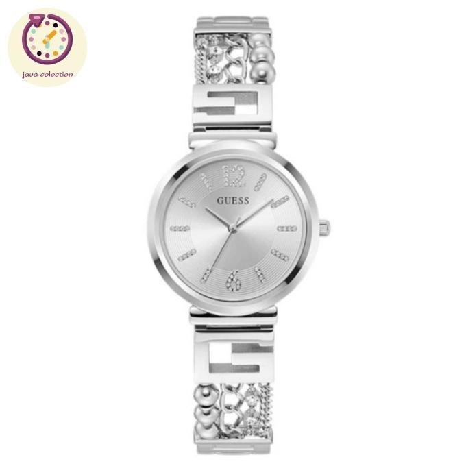 Jam Tangan Wanita GUESS GW0545L1 Silver Original