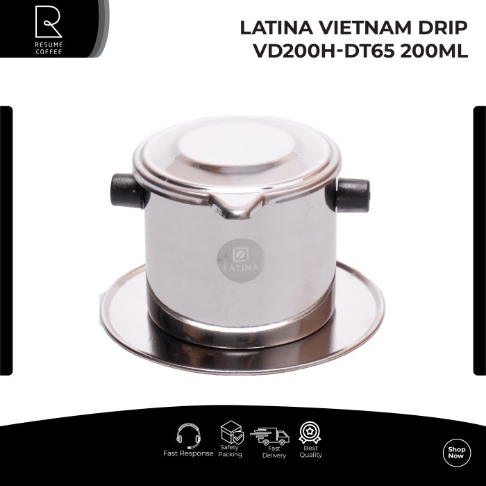 Latina Vietnam Drip VD200H Black Handle