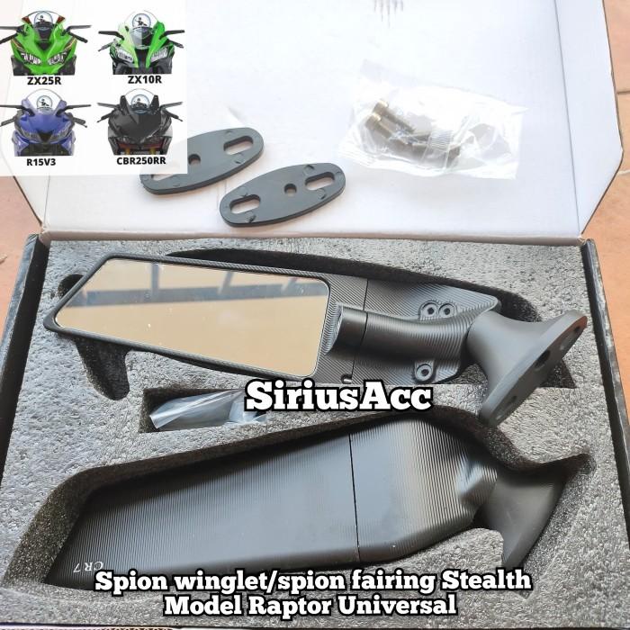 Spion Winglet Stealth Model Rizoma F22 Raptor Spion Fairing Zx25 Ninja