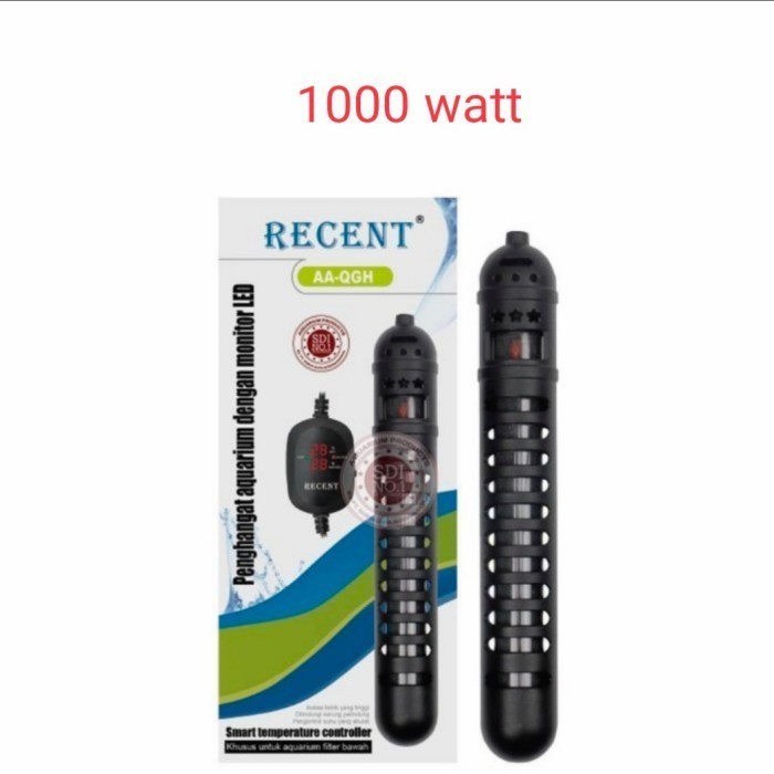 Aquarium Kolam Ikan Smart Heater Recent Qgh Auto 1000 Watt