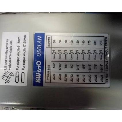 

Stapler Kw-Trio Heavy Duty 050Lan ( 210 Lembar ) - Staples Toko Kantor