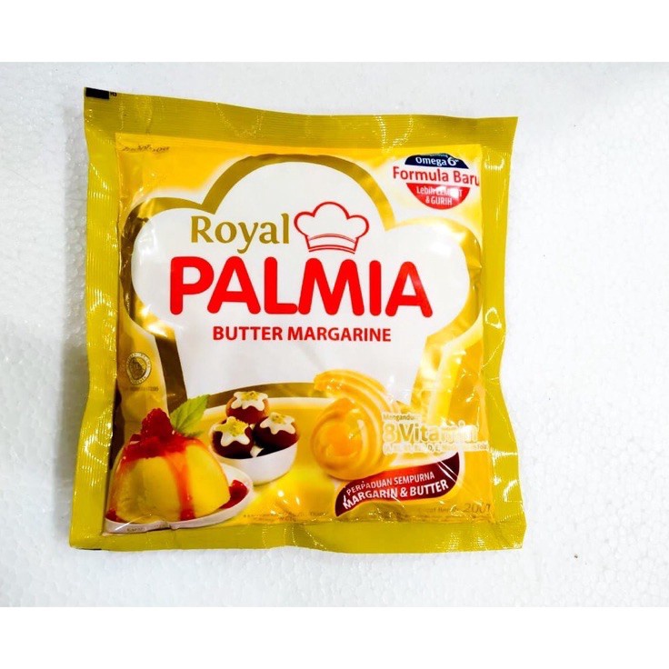 

Ready ROYAL PALMIA BUTTER MARGARINE 200 GR MURAH Super Promo