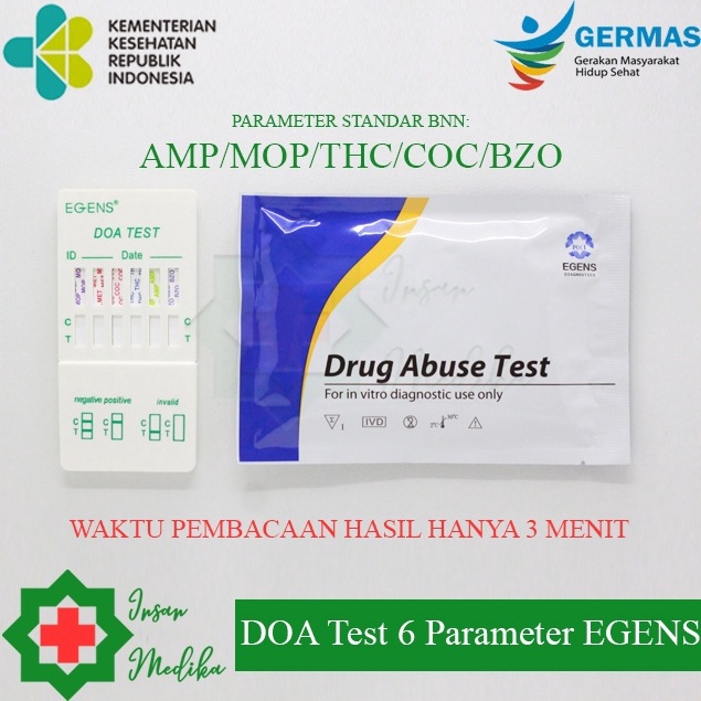 LANGSUNG ORDER Strip Tes Narkoba 6 Parameter Termurah