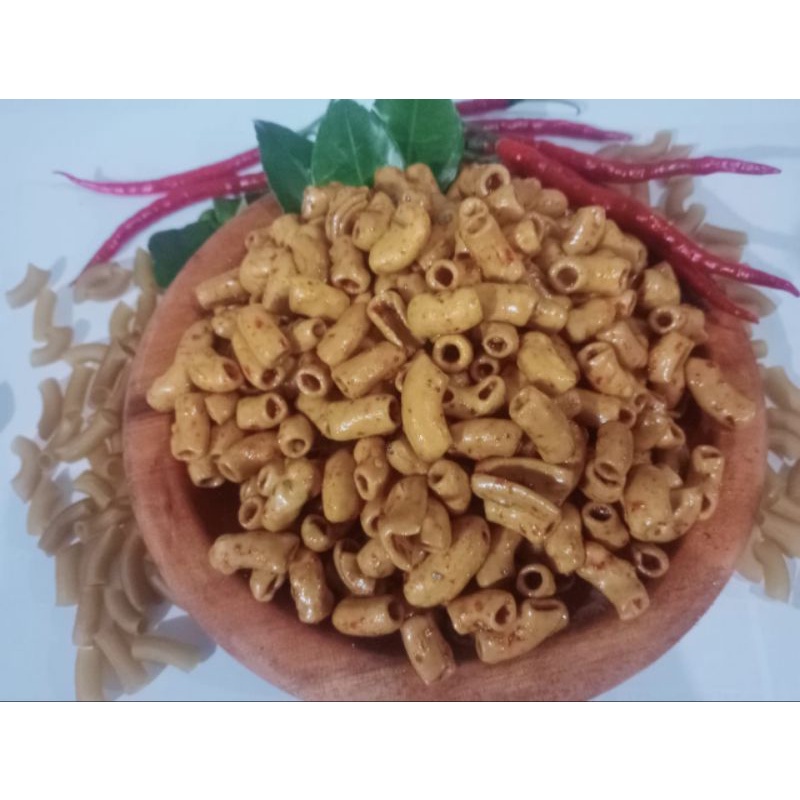 

MAKRONI PEDAS BANTET CIKRUH KHAS TASIKMALAYA 100-250gr
