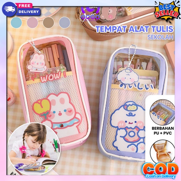

Kotak Pensil Aesthetic Wadah Pulpen Kode Kekinian Dusgrip Viral Murah Korean Style Disgrip Lucu Korea Aestetik Dosgrip Tk Sd Cowok Cewek Pencil Case Estetik Tempat Pengsil Anak Laki Perempuan Disgrib Bagus Terbaru Kotak Gogo-A61 Tempat Pensil Anak Transp