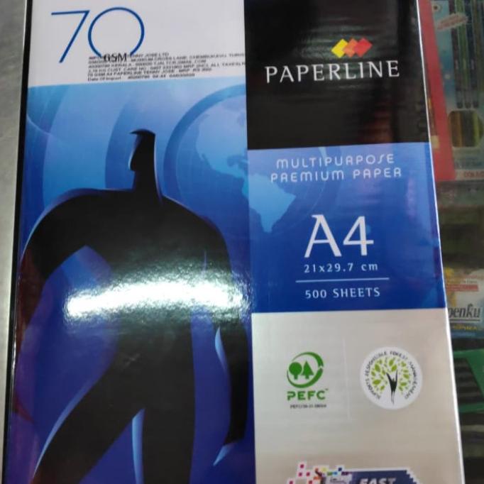 

~^~^~^] KERTAS A4 70 GRAM PAPERLINE HVS PUTIH