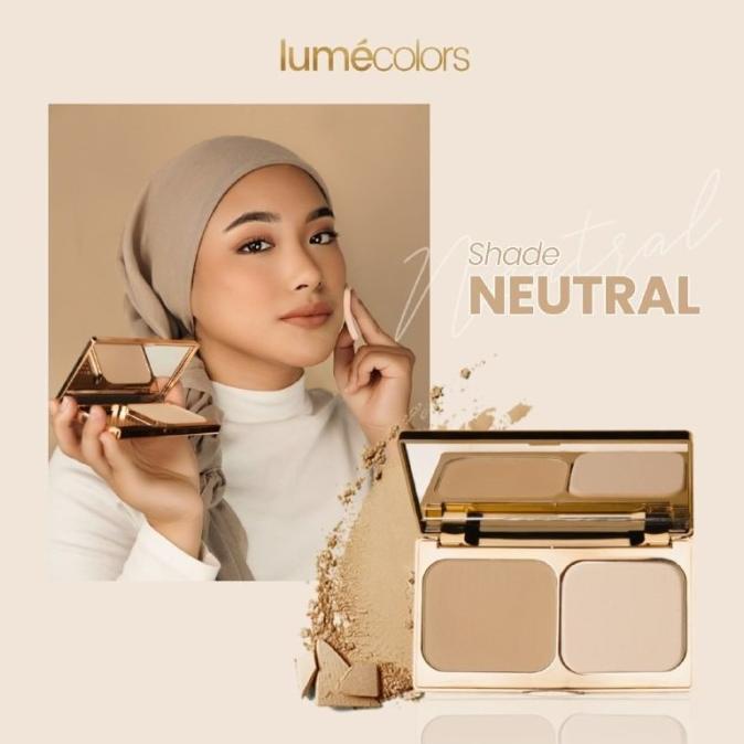 BEDAK PADAT / COMPACT POWDER LUMECOLORS - NEUTRAL