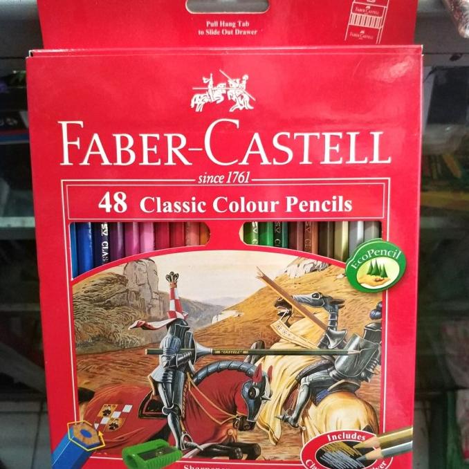 

] Pensil Warna Faber-Castell 48 Warna Panjang